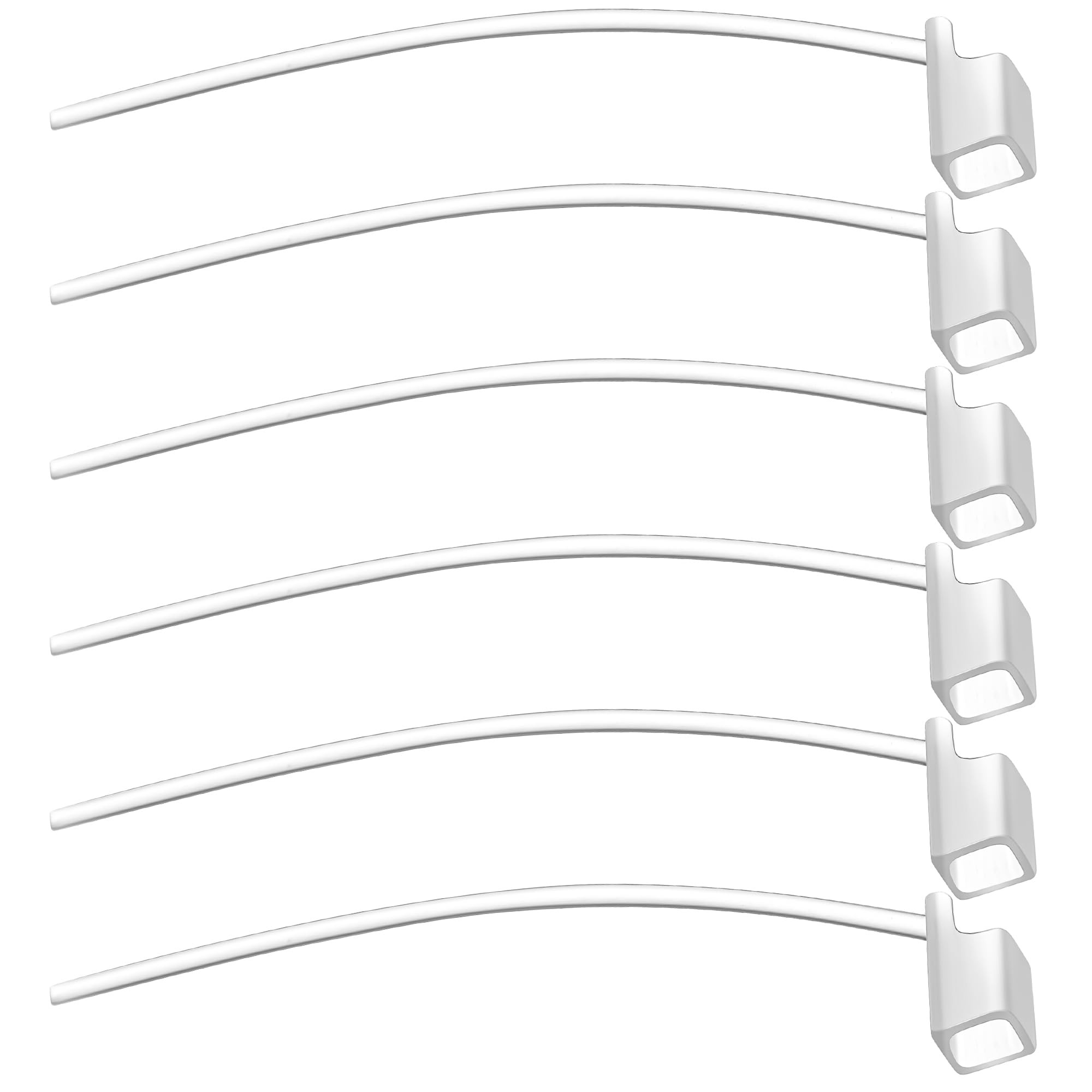 6 Packs Sports Lock Compatible with Oticon 85db, Retention Tail for Hearing Aids, Hearing Aid Ear Grips, Low Touch and Secure Fit, Accessories Compatible with Oticon, High Comfort