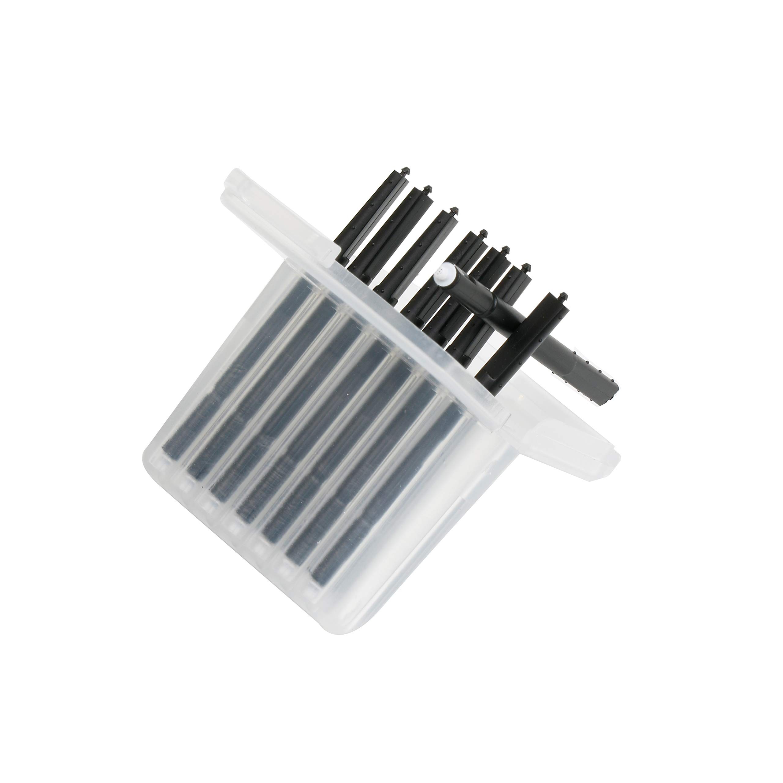 Hearing aid Wax Guard Filter for phonak, widex and Resound Wax Traps Hear Clear Cleaning kit Accessory (40 Filters) (Black)