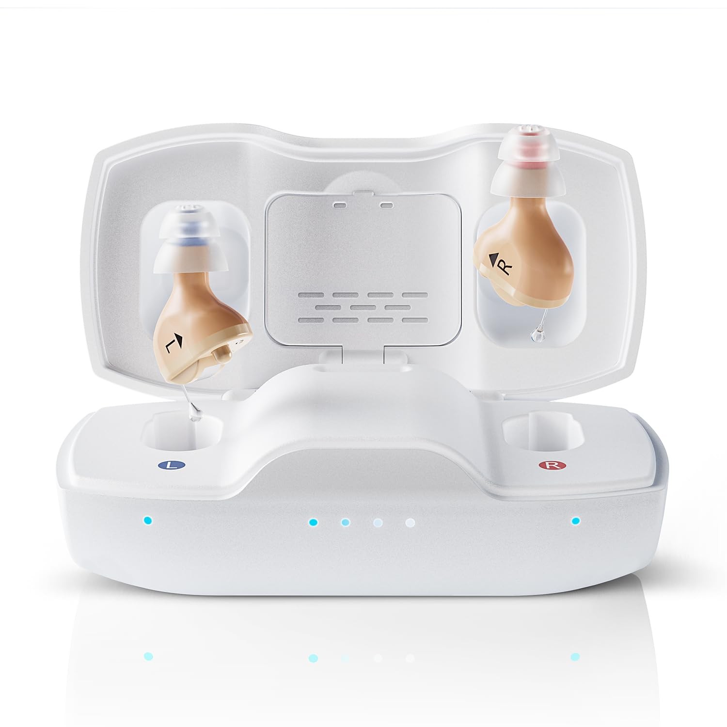 Nova Hearing Aids for Seniors Adults – Superior Sound Quality, Smart Noise Cancelling, No Feedback, Auto On/Off, Rechargeable, OTC